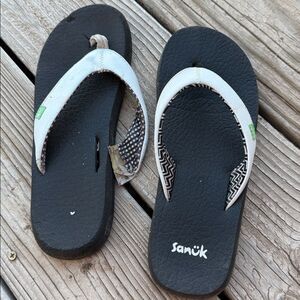 Sanuk Yoga Mat Flip Flops Sz 7